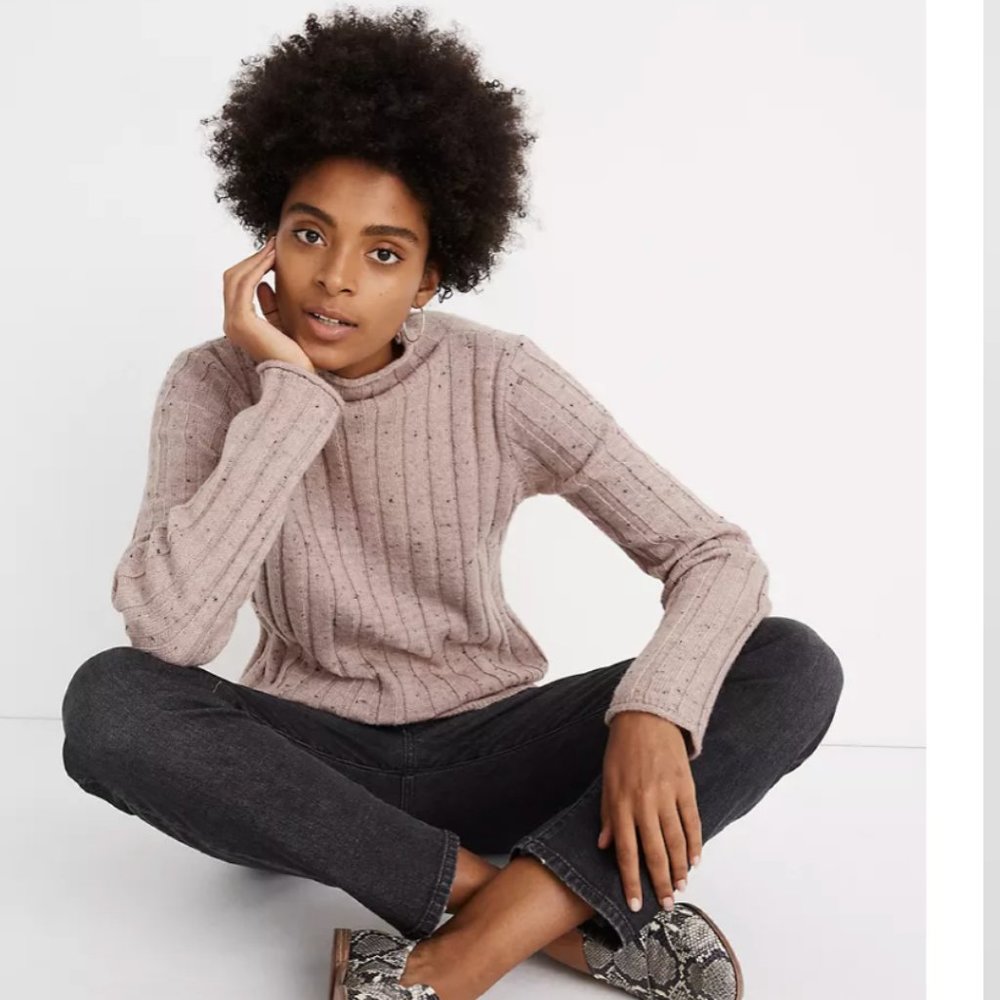 Madewell Donegal Evercrest Turtleneck Sweater